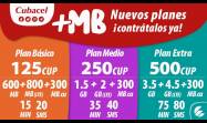 Nuevos planes combinados de Etecsa