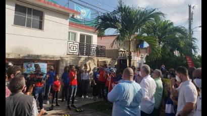 Presidente cubano en Playa