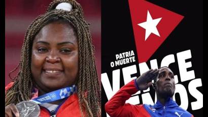 Idalys Ortiz  y Julio César la Cruz