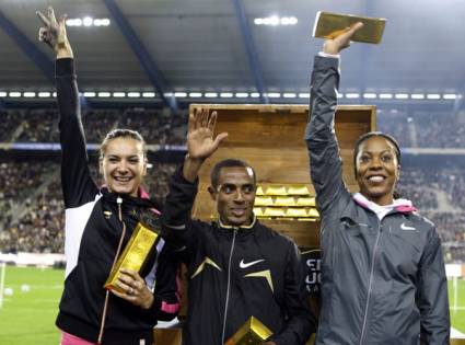 Isinbayeva,Bekele和Richards参加黄金田径联盟