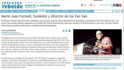 Juan Formell去世了