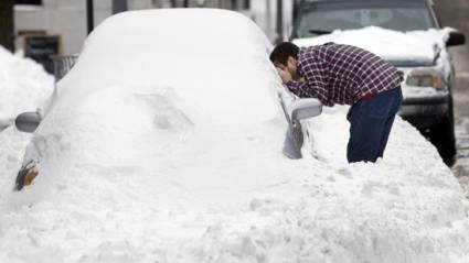 在美国的暴风雪