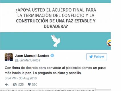 Juan Manuel Santos的推特