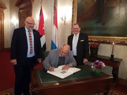 Cuban Minister of Culture visits Luxembourg