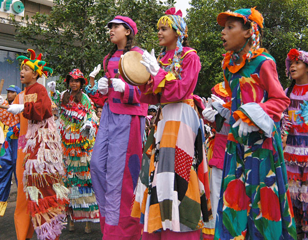 Fiesta cultural en las calles