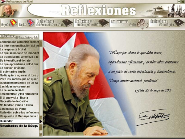 Multimedia Reflexiones de Fidel