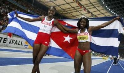 Yargelis Savigne y Mabel Gay en Mundial de Atletismo