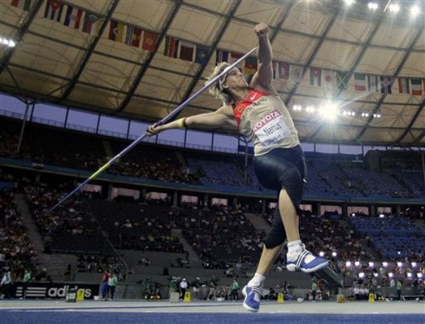 La alemana Steffi Nerius obtuvo el oro en el mundial del Berlín