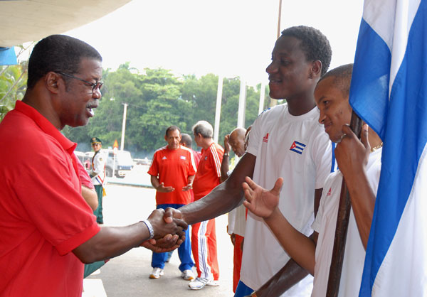 Abanderamiento de equipo cubano al Campeonato Mundial de Boxeo