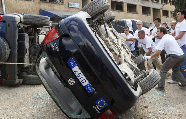 Violencia en Pristina capital de Kosovo