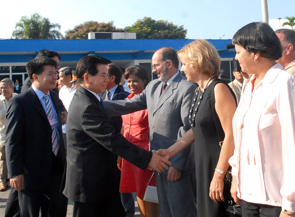 Despedida del presidente vietnamita Nguyen Minh Triet