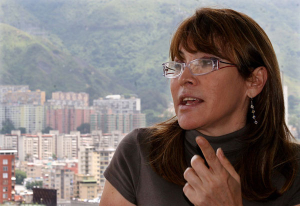 Rosalinda Chanagá, coordinadora del Movimiento de Solidaridad Venezuela-Cuba
