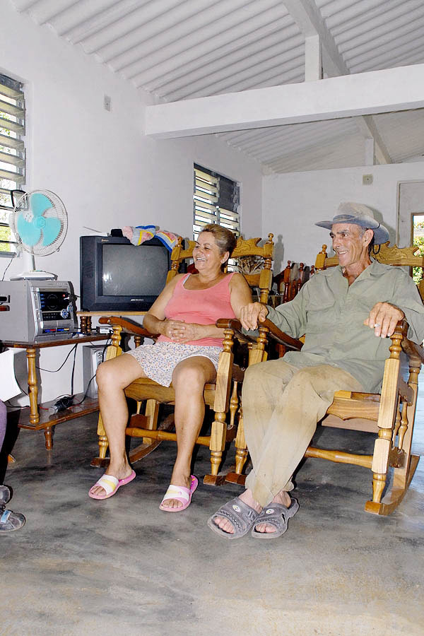 El campesino cubano Agustín Pimentel Navarro