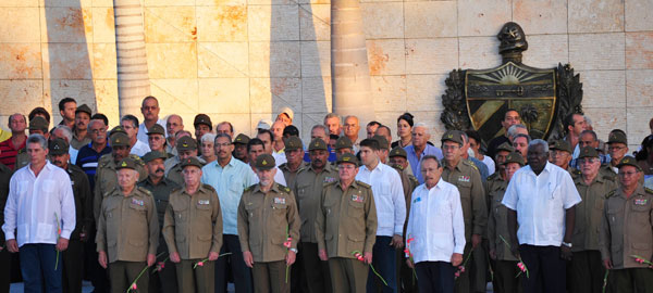 Inauguración del Mausoleo a combatientes del Frente de Las Villas