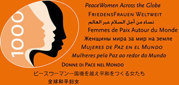 Logo de la expo Mujeres de Paz en el Mundo