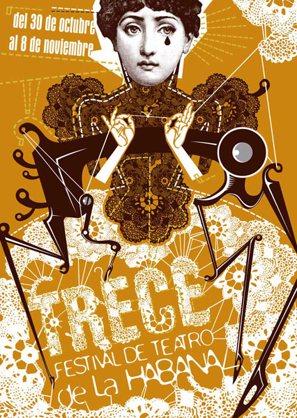 Cartel del XIII Festival Internacional de Teatro de La Habana