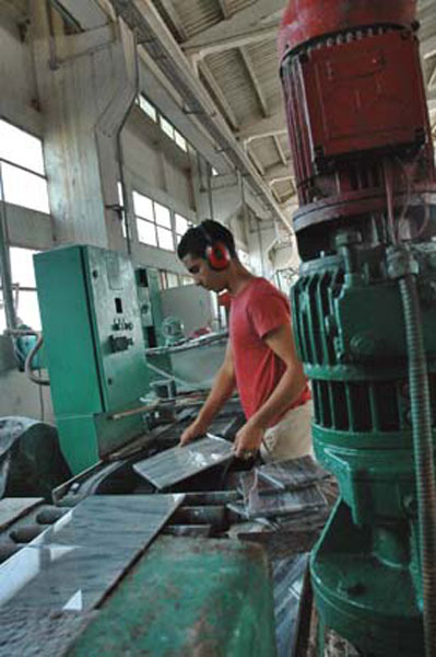 Industria procesadora de mármol 