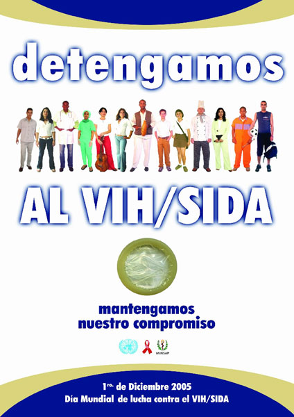 Cartel de promoción de la lucha contra el VIH