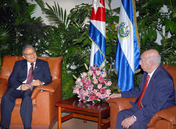 Recibe Machado Ventura a Vicepresidente de El Salvador