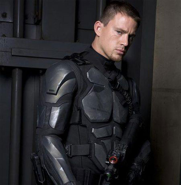 Channing Tatum como Duke, el héroe de la película G. I. Joe.