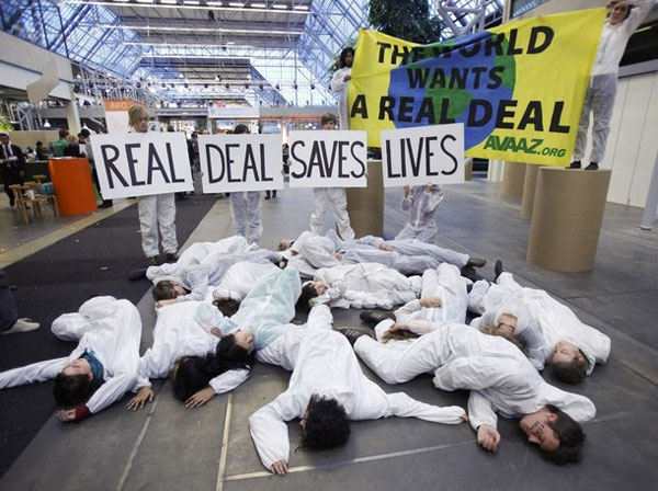 Piden justicia climática en Copenhague