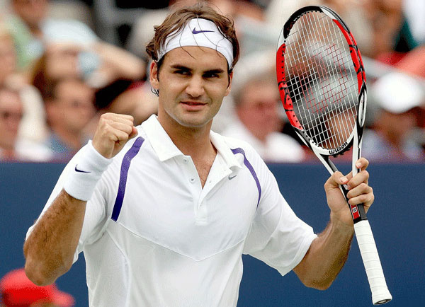 Tenista suizo Roger Federer