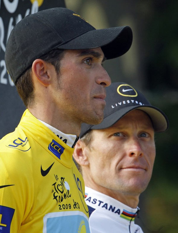 Armstrong y Contador prometen pelea