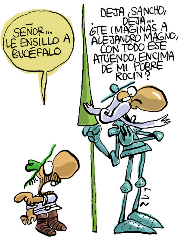 Caricatura de LAZ