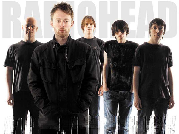 La banda británica de pop rock Radiohead