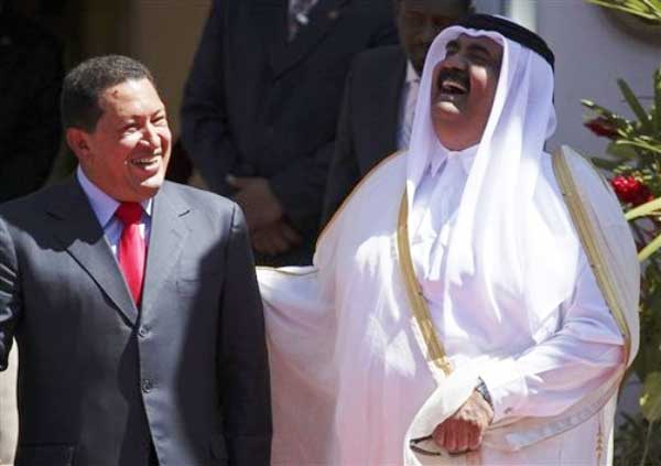 Chávez y el Emir de Qatar celebran las buenas relaciones bilaterales