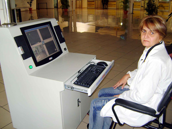 Escáner utilizado en los aeropuertos