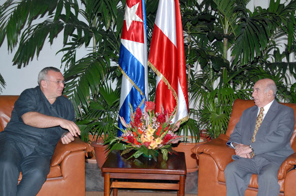 Sostiene José Ramón Machado Ventura encuentro con Ex-Canciller Federal de Austria