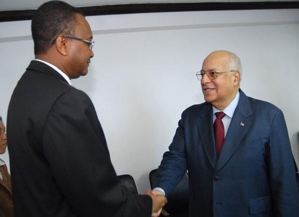 Presidente del Parlamento de Cabo Verde en visita oficial a la Isla