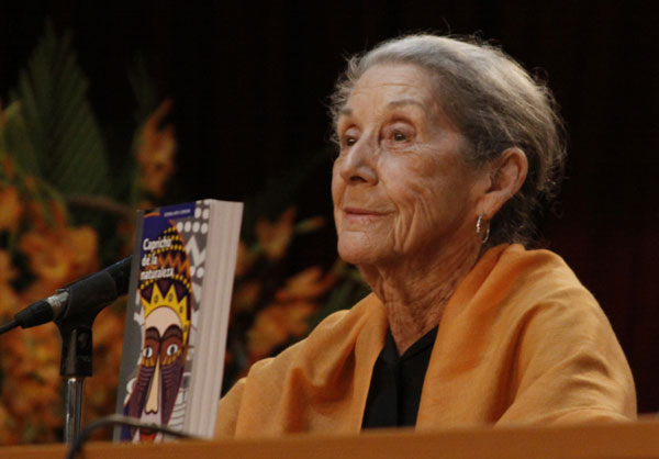 Nadine Gordimer, premio Nobel de Literatura