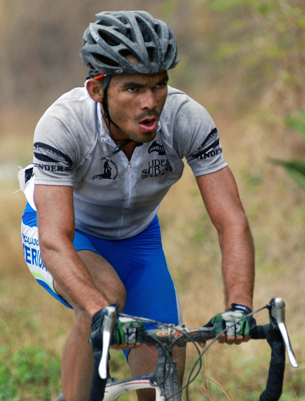 El pedalista venezolano José Alarcón
