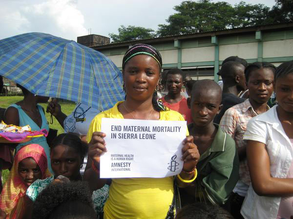Salud gratuita en Sierra Leona para niños y embarazadas