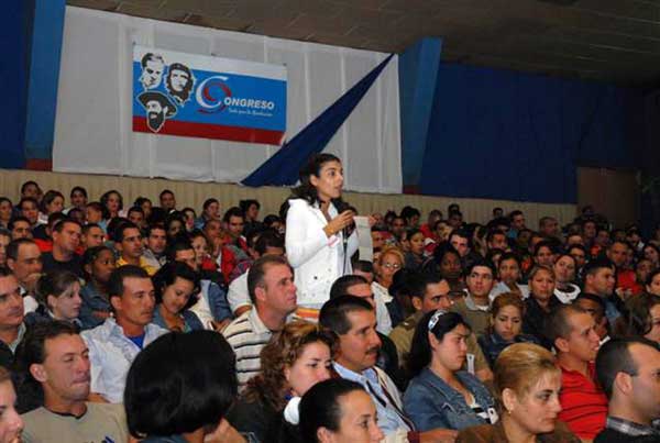 Asamblea de Balance de la UJC en Sancti Spíritus