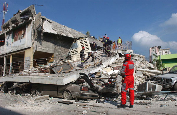Reconstrucción en Haití