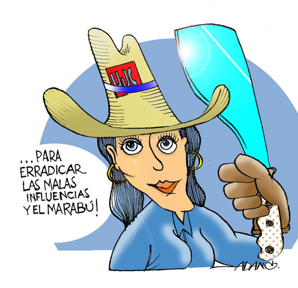 Dibujo representante de los jovenes cubanos