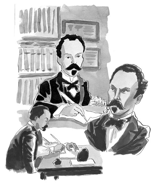 Dibujo de José Martí