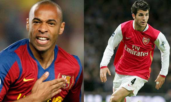 Cesc Fábregas vs Thierry Henry