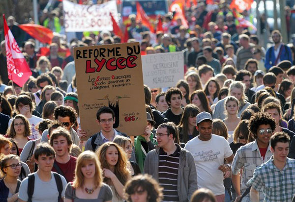 Protestas en Francia