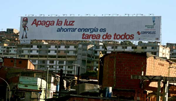 Llaman al ahorro en Caracas