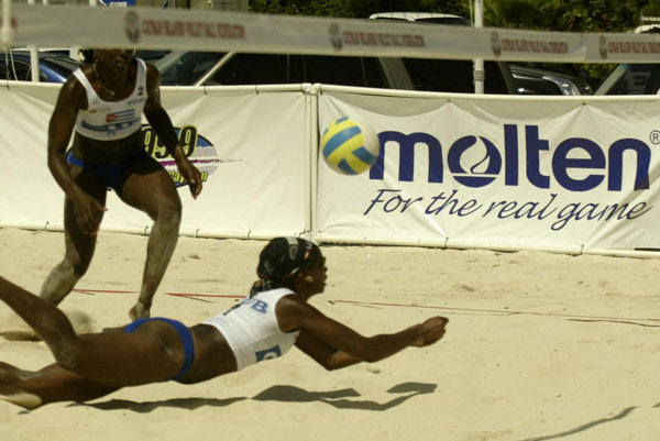 Las parejas cubanas de voleibol de playa lograron una buena actuación