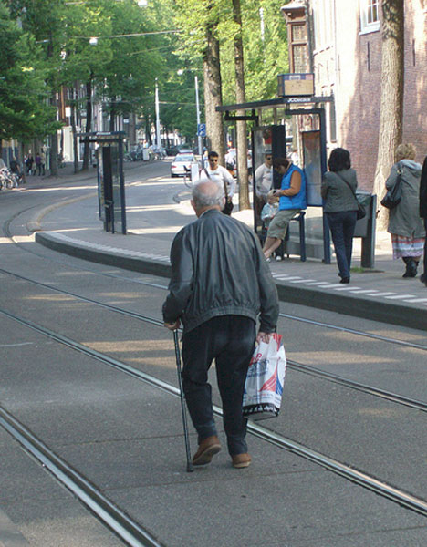 Los ancianos huyen de Holanda