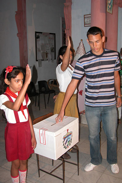 Votaciones del proceso electoral en Santiago de Cuba