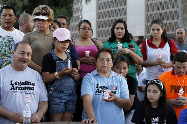 Manifestaciones pacíficas en Arizona