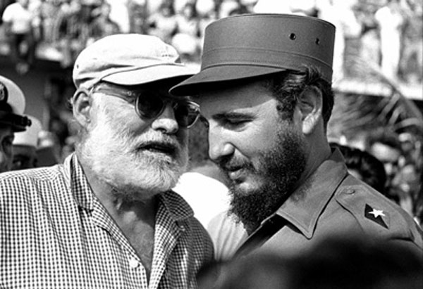 Fidel y Hemingway