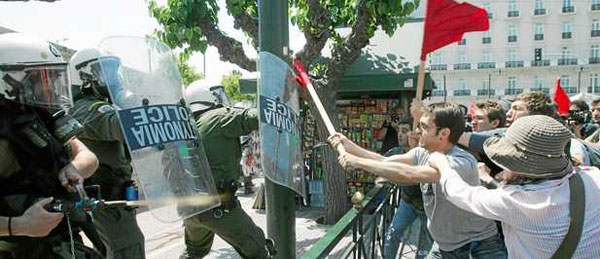 Huelga general en Grecia