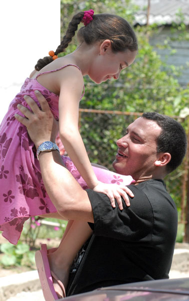 Rafael Izquierdo y su hija Elizabeth 